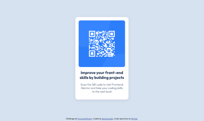 QR card project
