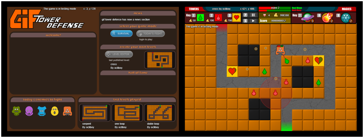 Gif Tower Defense screenshots