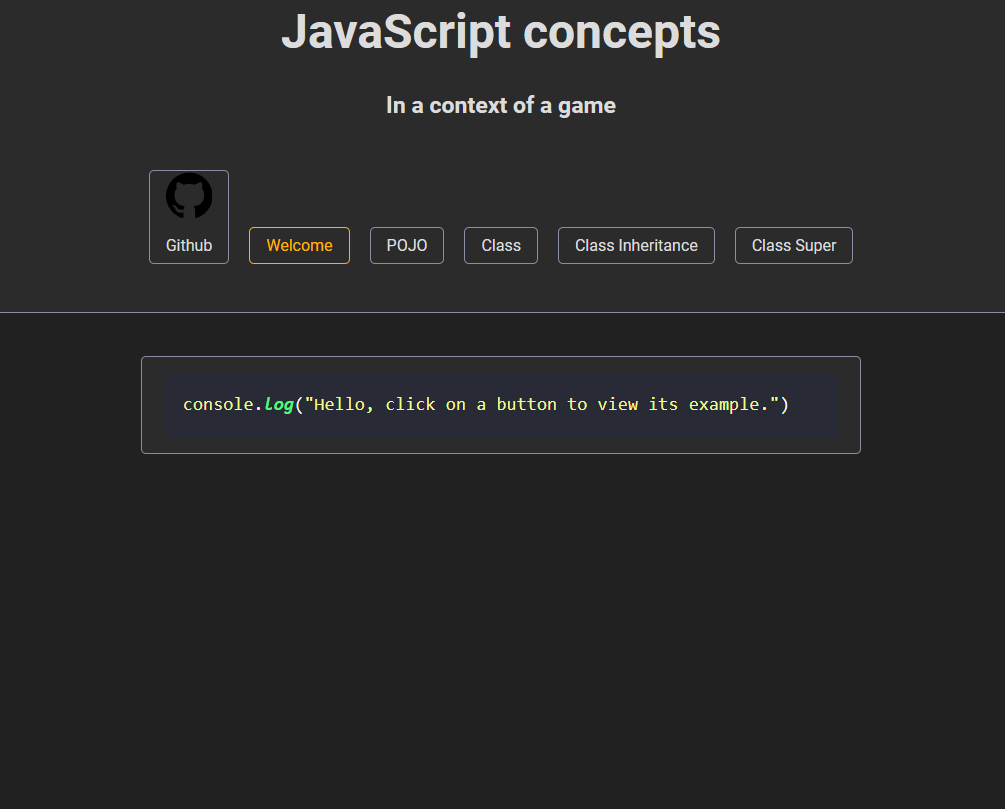 JS Concepts screenshot 1